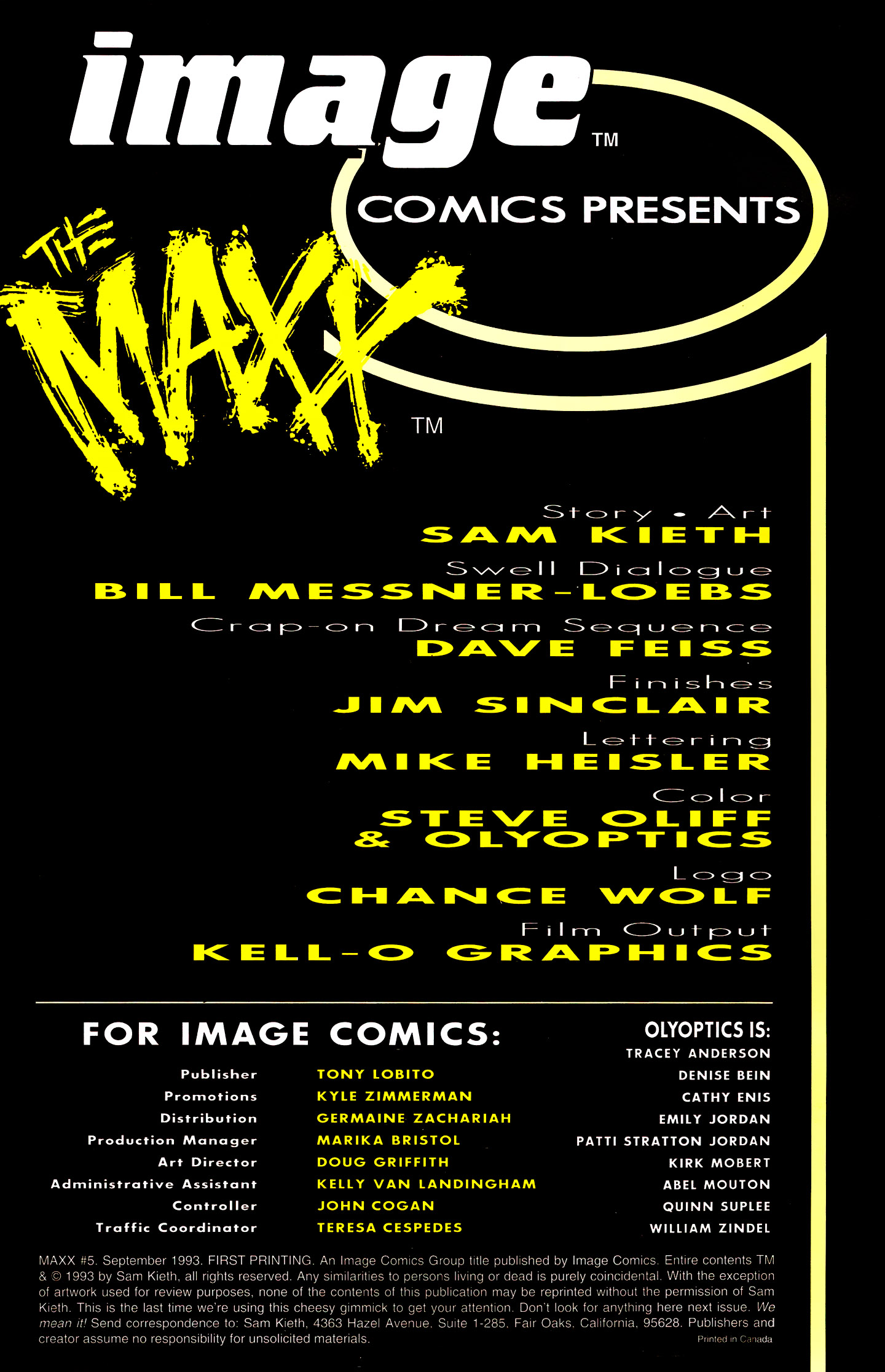 Read online The Maxx (1993) comic -  Issue #5 - 2