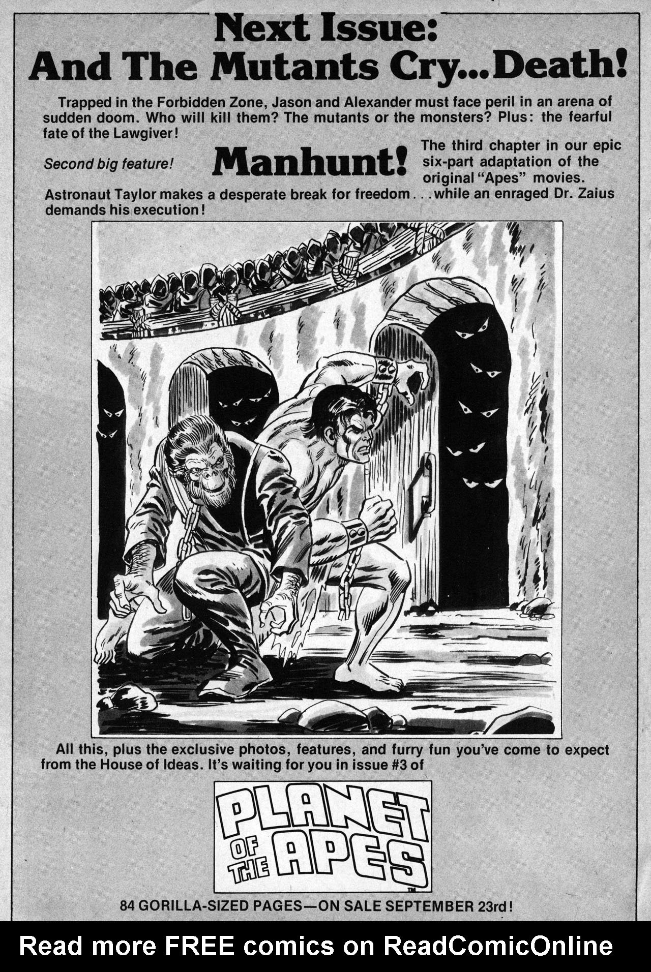 Read online Planet of the Apes comic -  Issue #2 - 74