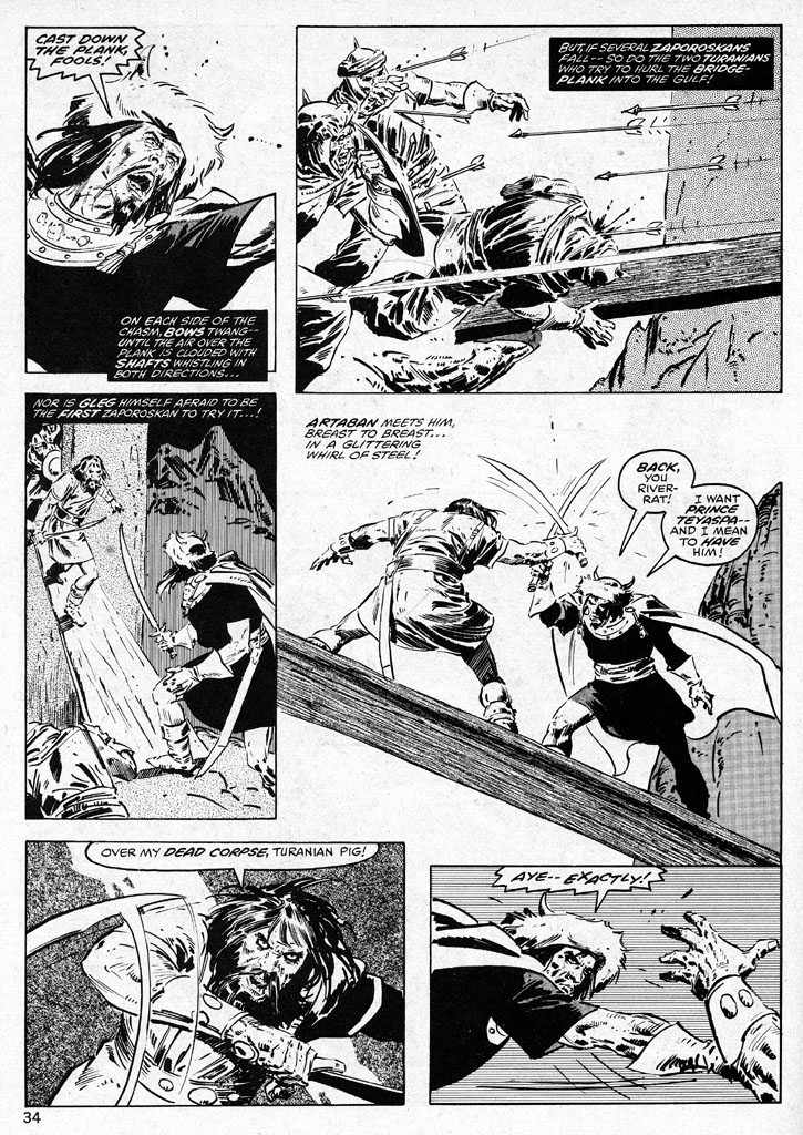 Read online The Savage Sword Of Conan comic -  Issue #38 - 34