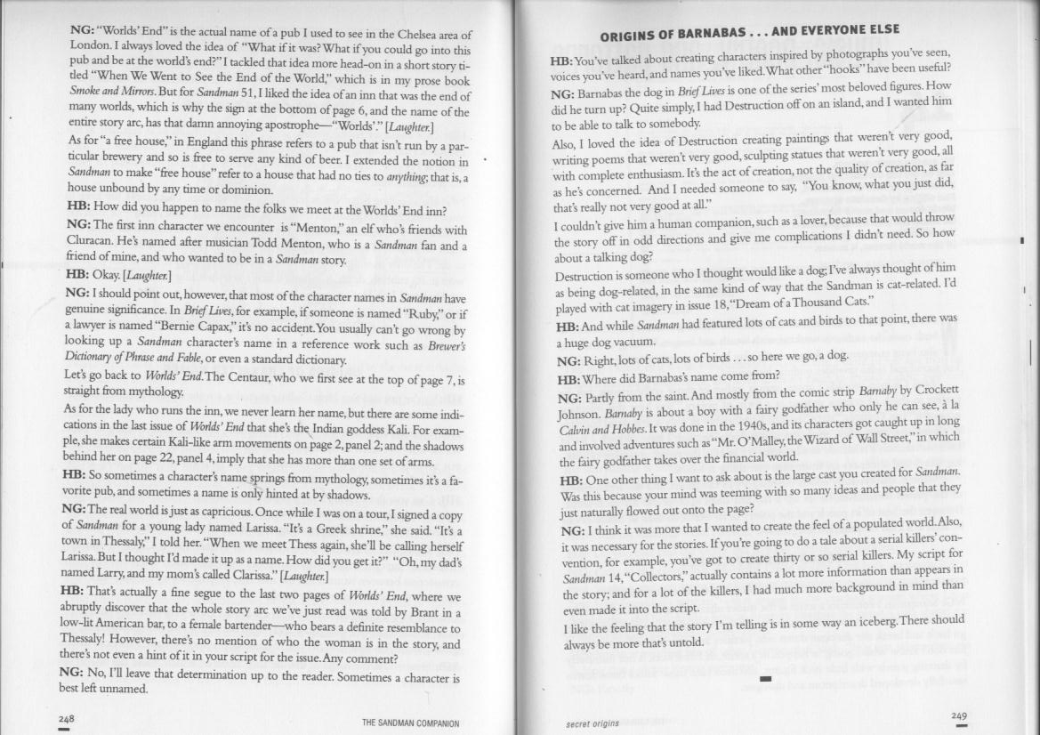 Read online The Sandman Companion comic -  Issue # TPB - 139