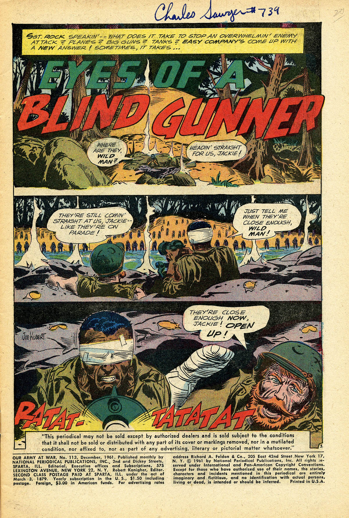 Read online Our Army at War (1952) comic -  Issue #113 - 3