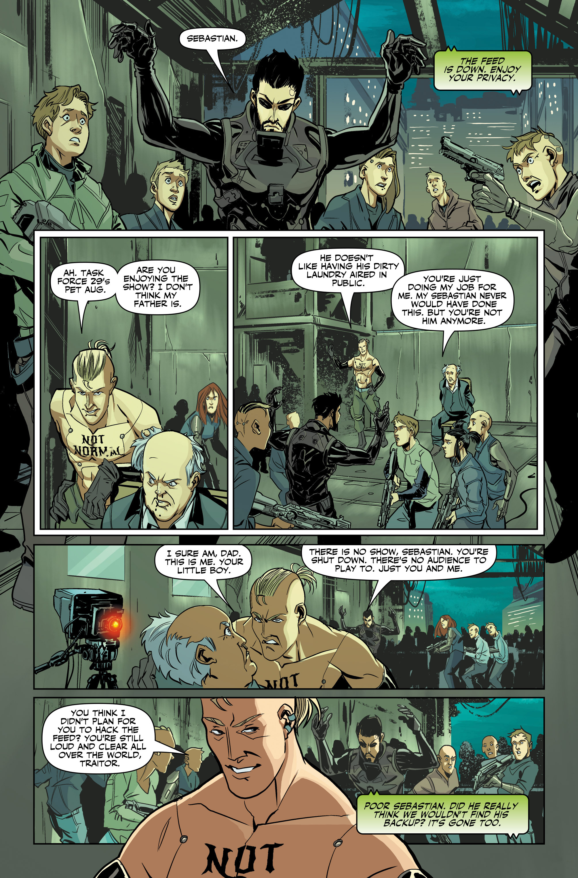 Read online Deus Ex: Children's Crusade comic -  Issue #5 - 13