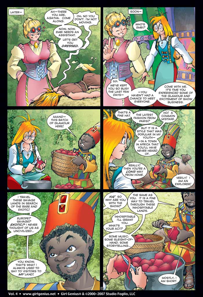 Read online Girl Genius (2002) comic -  Issue #4 - 63