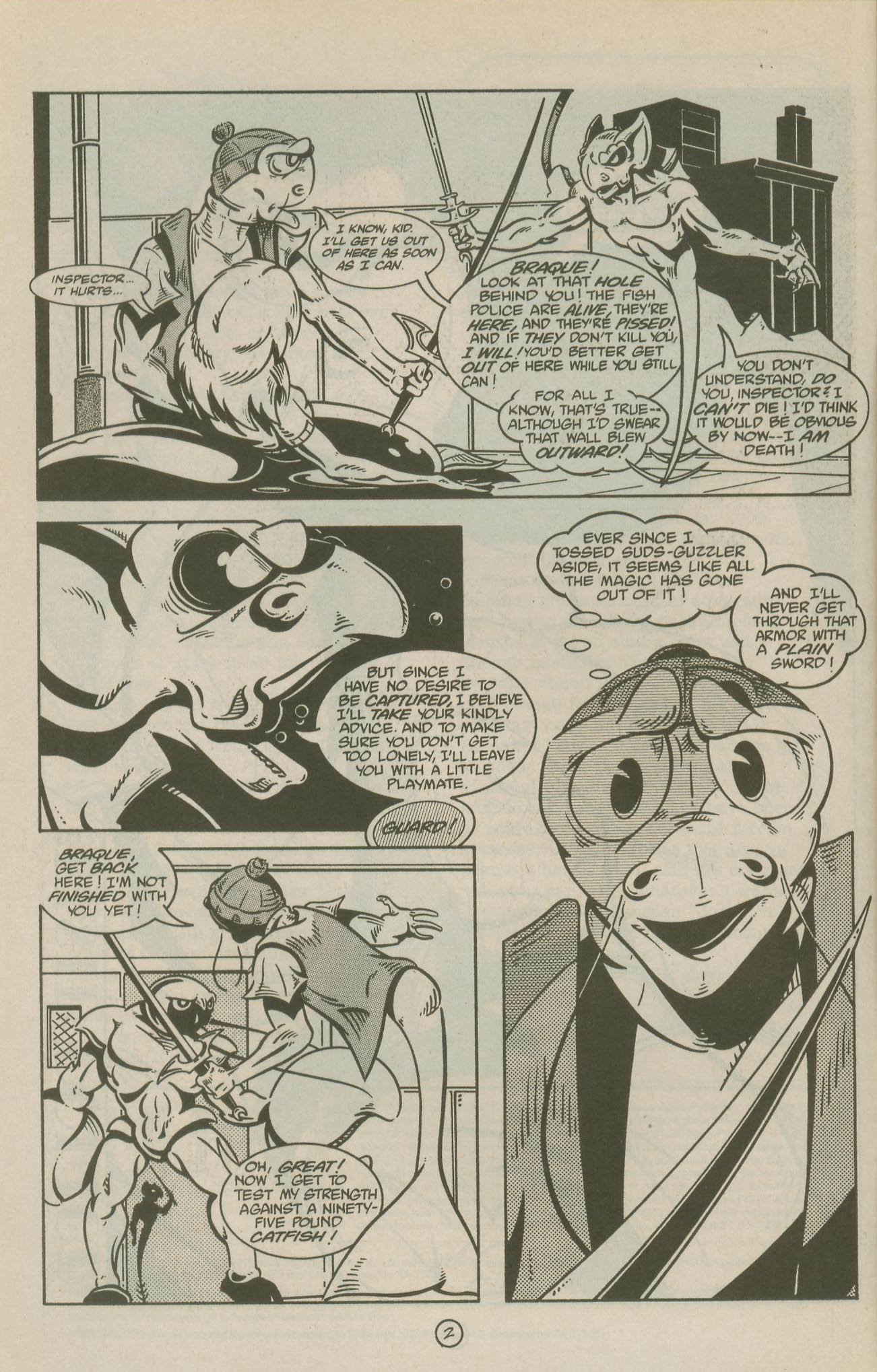 Read online The Fish Police comic -  Issue #20 - 4