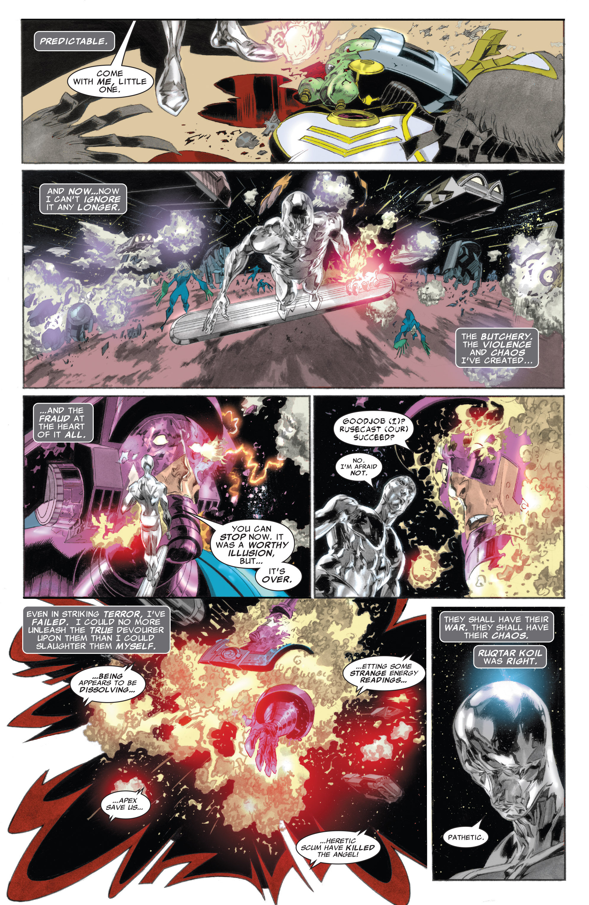 Read online Silver Surfer: In Thy Name comic -  Issue #4 - 21