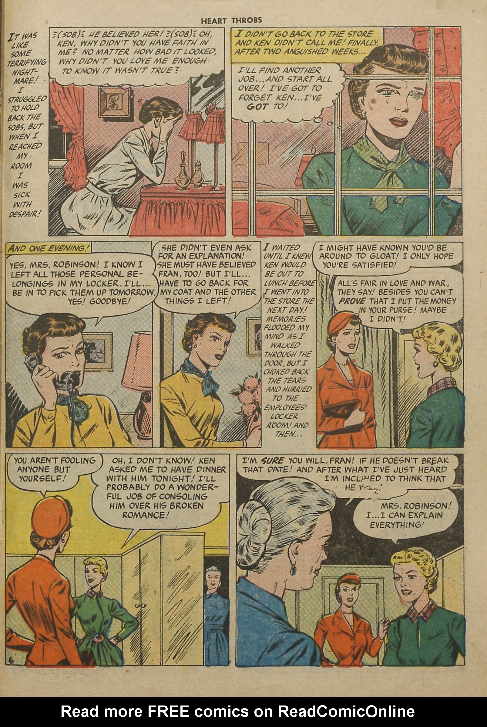 Read online Heart Throbs comic -  Issue #18 - 23