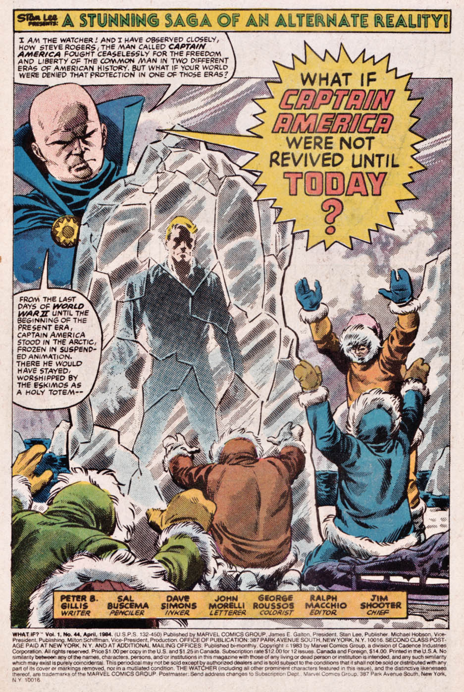 Read online What If? (1977) comic -  Issue #44 - Captain America were revived today - 2