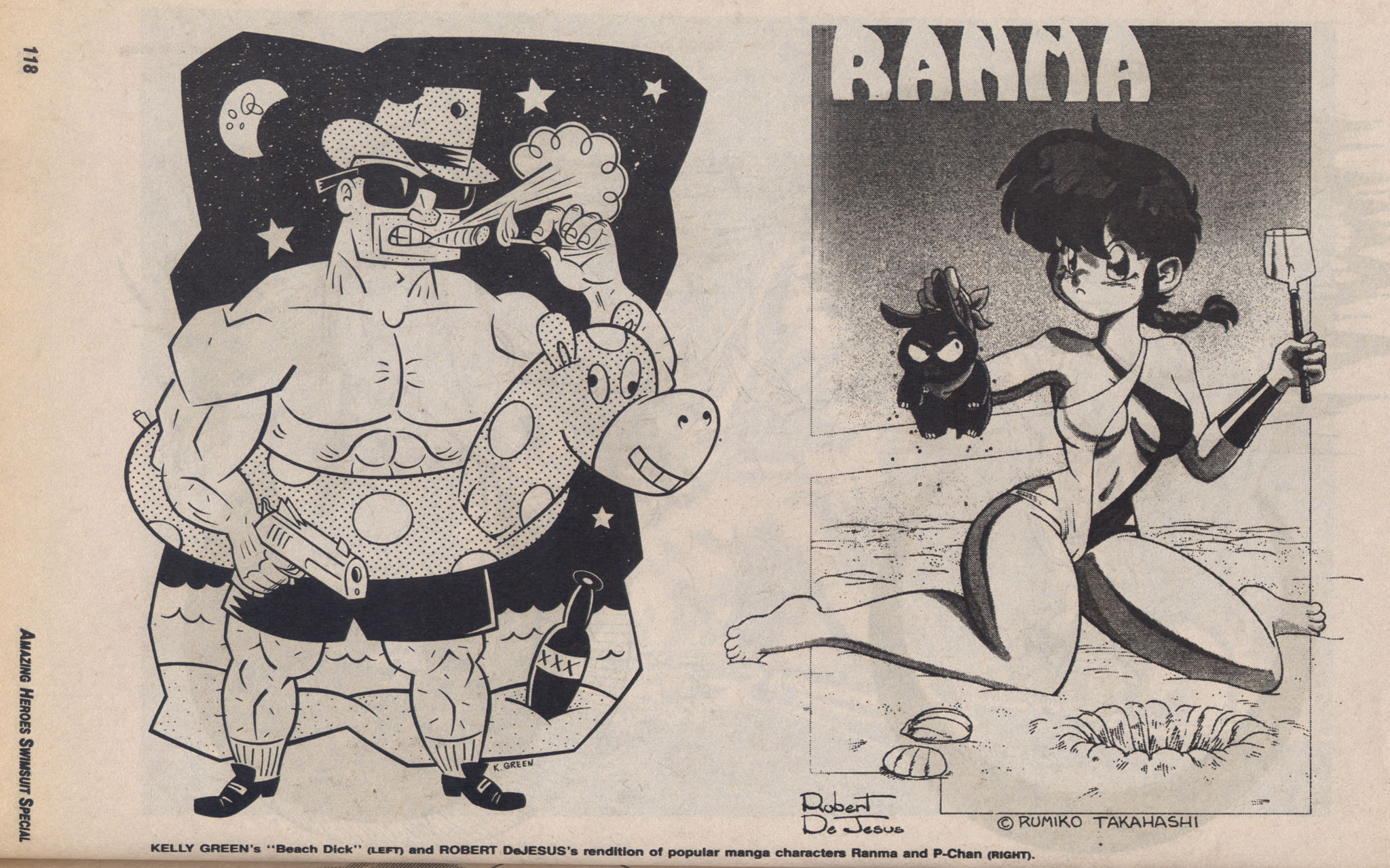 Read online Amazing Heroes Swimsuit Special comic -  Issue # TPB 3 - 117