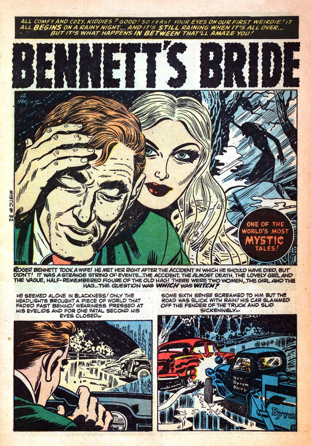 Read online Mystic (1951) comic -  Issue #32 - 3