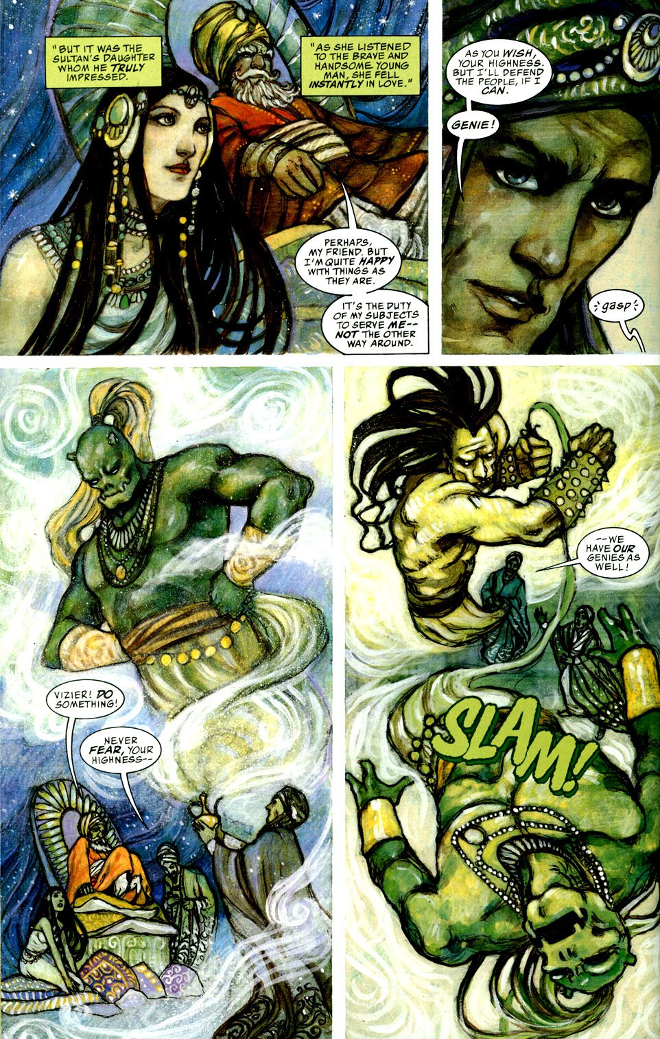 Read online Green Lantern: 1001 Emerald Nights comic -  Issue # TPB - 16