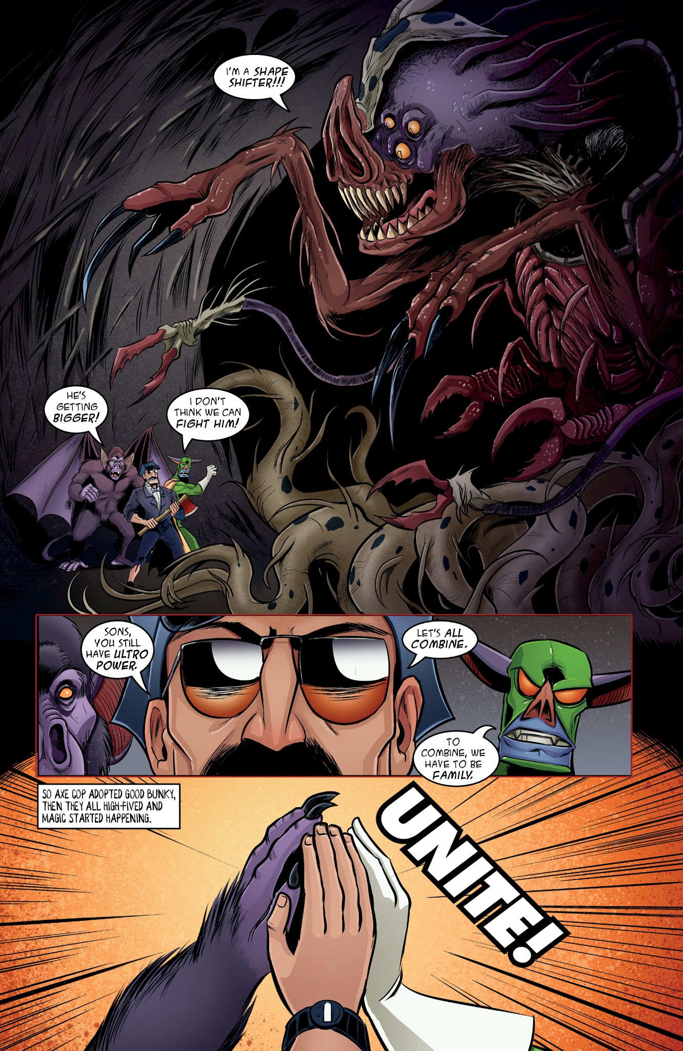 Read online Axe Cop comic -  Issue # TPB 5 - 121