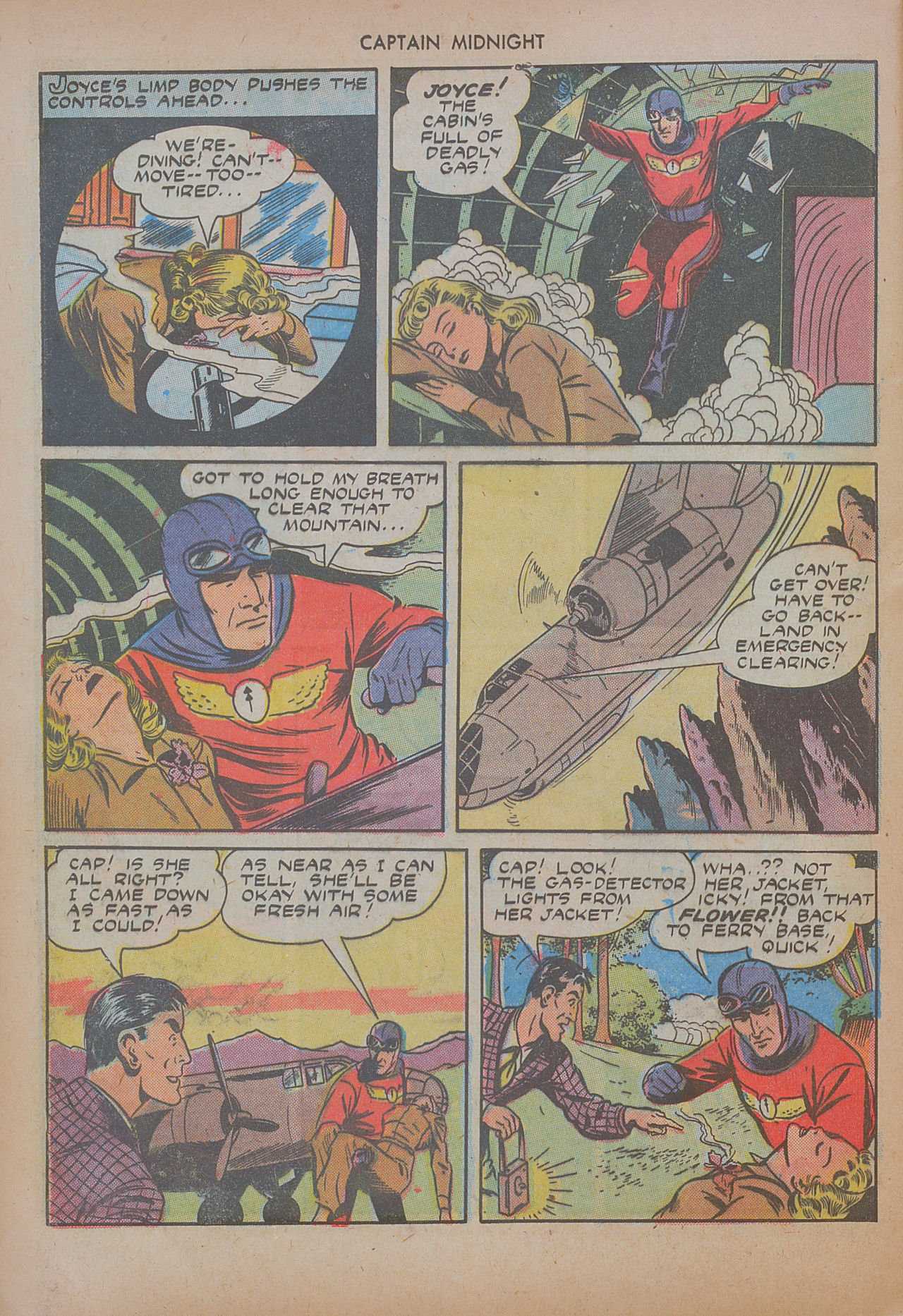 Read online Captain Midnight (1942) comic -  Issue #17 - 36