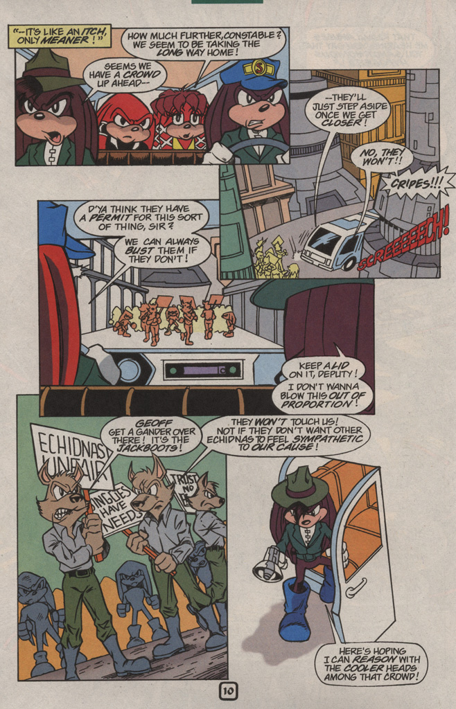 Read online Knuckles the Echidna comic -  Issue #22 - 14