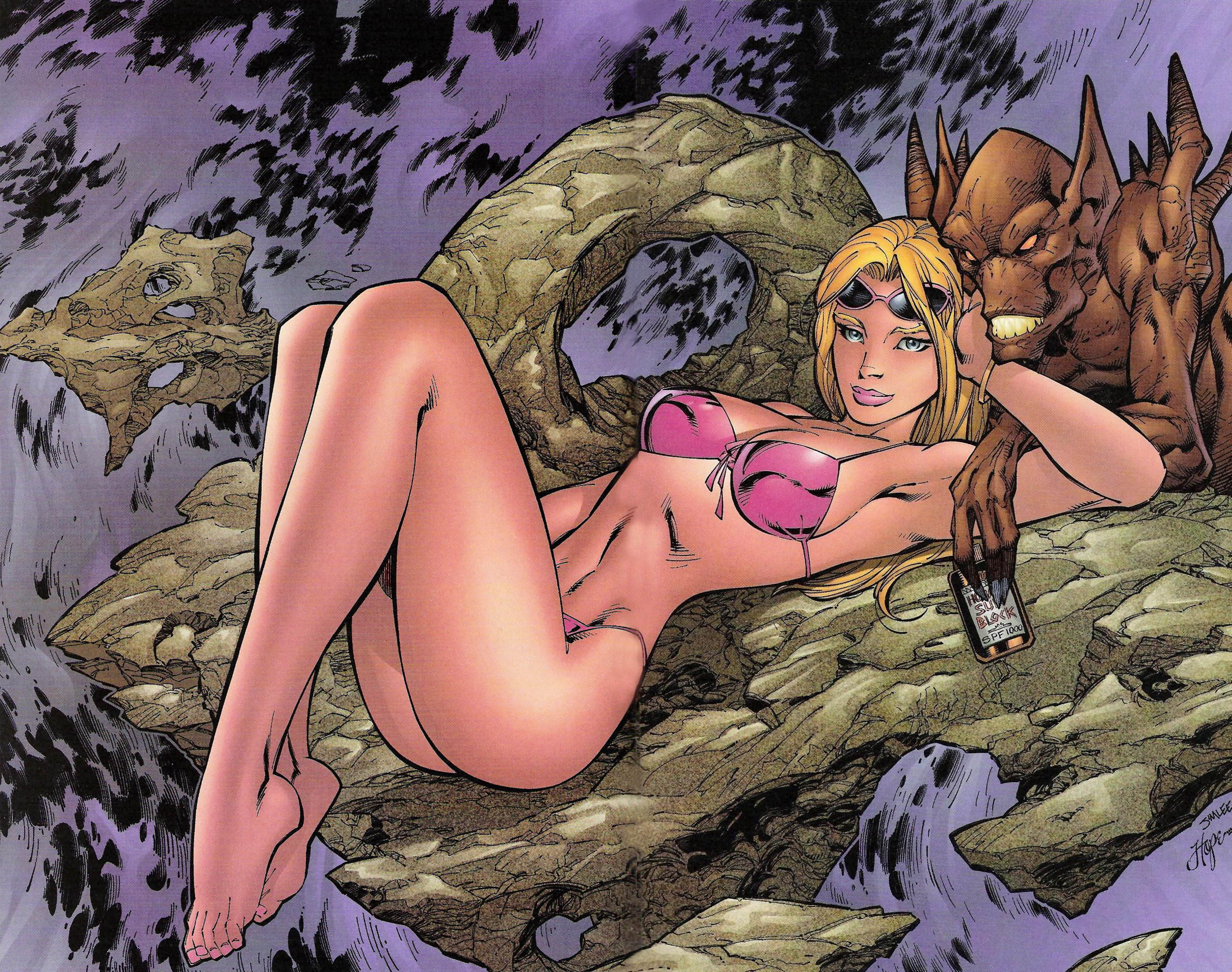Read online Darkchylde Swimsuit Illustrated comic -  Issue # Full - 5
