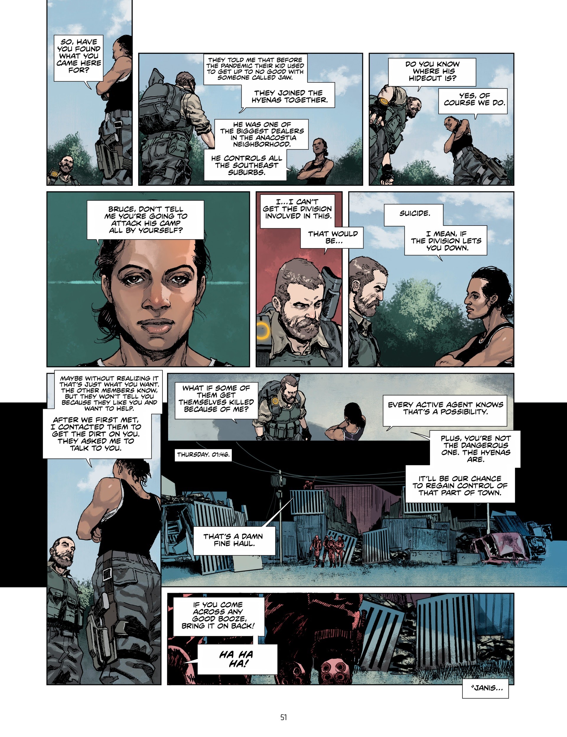 Read online Tom Clancy's The Division: Remission comic -  Issue # Full - 51