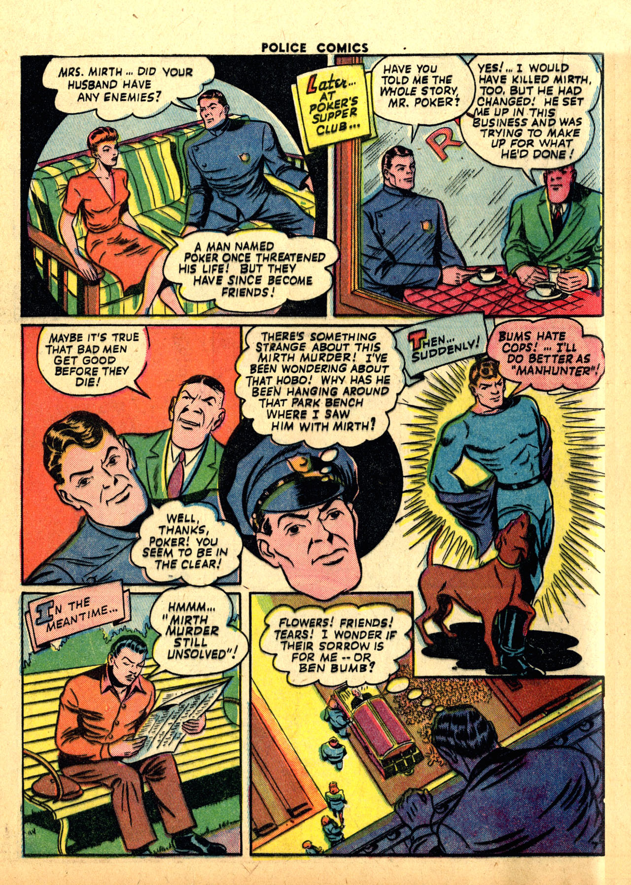 Read online Police Comics comic -  Issue #27 - 36