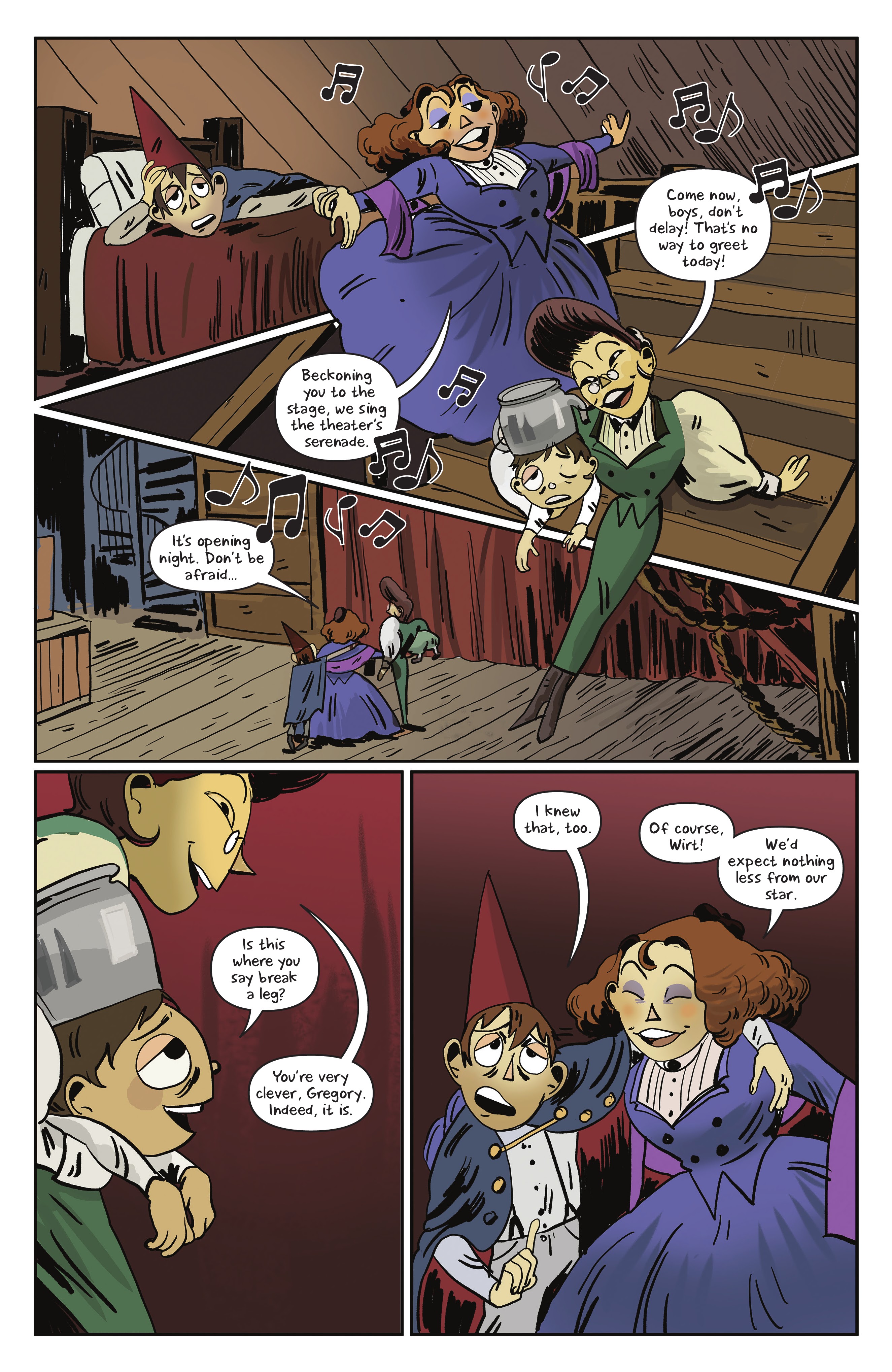 Read online Over the Garden Wall: Soulful Symphonies comic -  Issue # TPB - 75