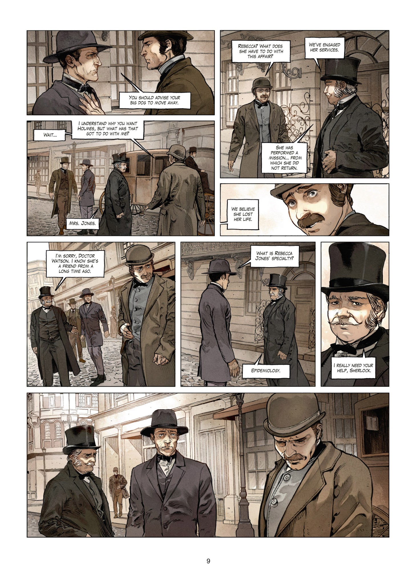 Read online Sherlock Holmes Society comic -  Issue #1 - 9