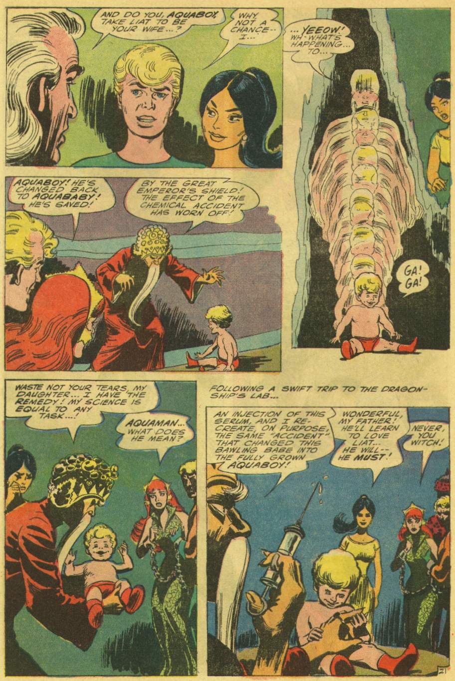 Read online Aquaman (1962) comic -  Issue #25 - 28