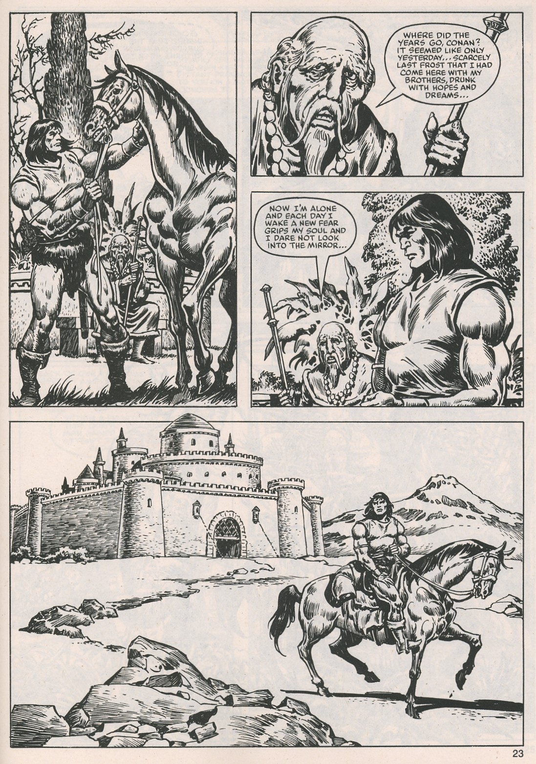 Read online The Savage Sword Of Conan comic -  Issue #116 - 23