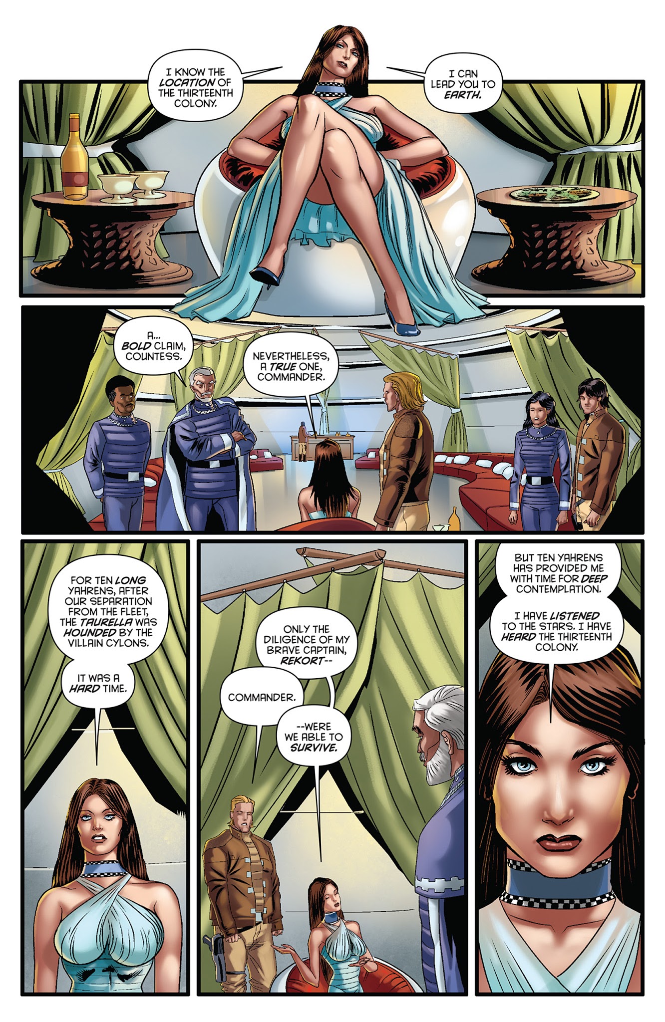 Read online Classic Battlestar Galactica: The Death of Apollo comic -  Issue #2 - 5