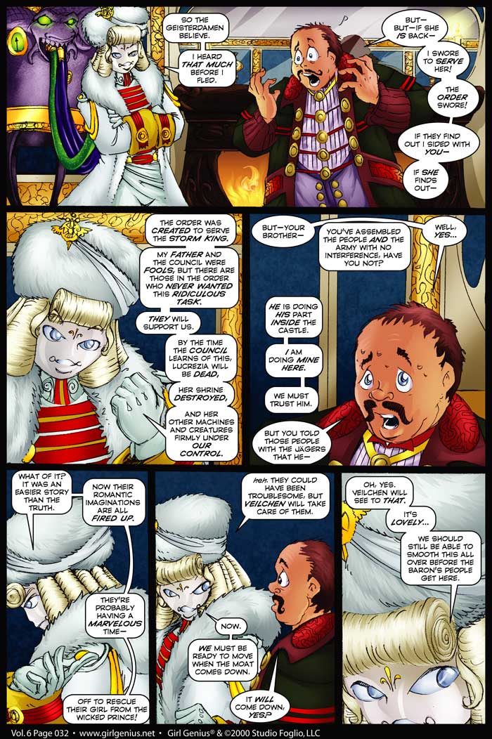 Read online Girl Genius (2002) comic -  Issue #6 - 33
