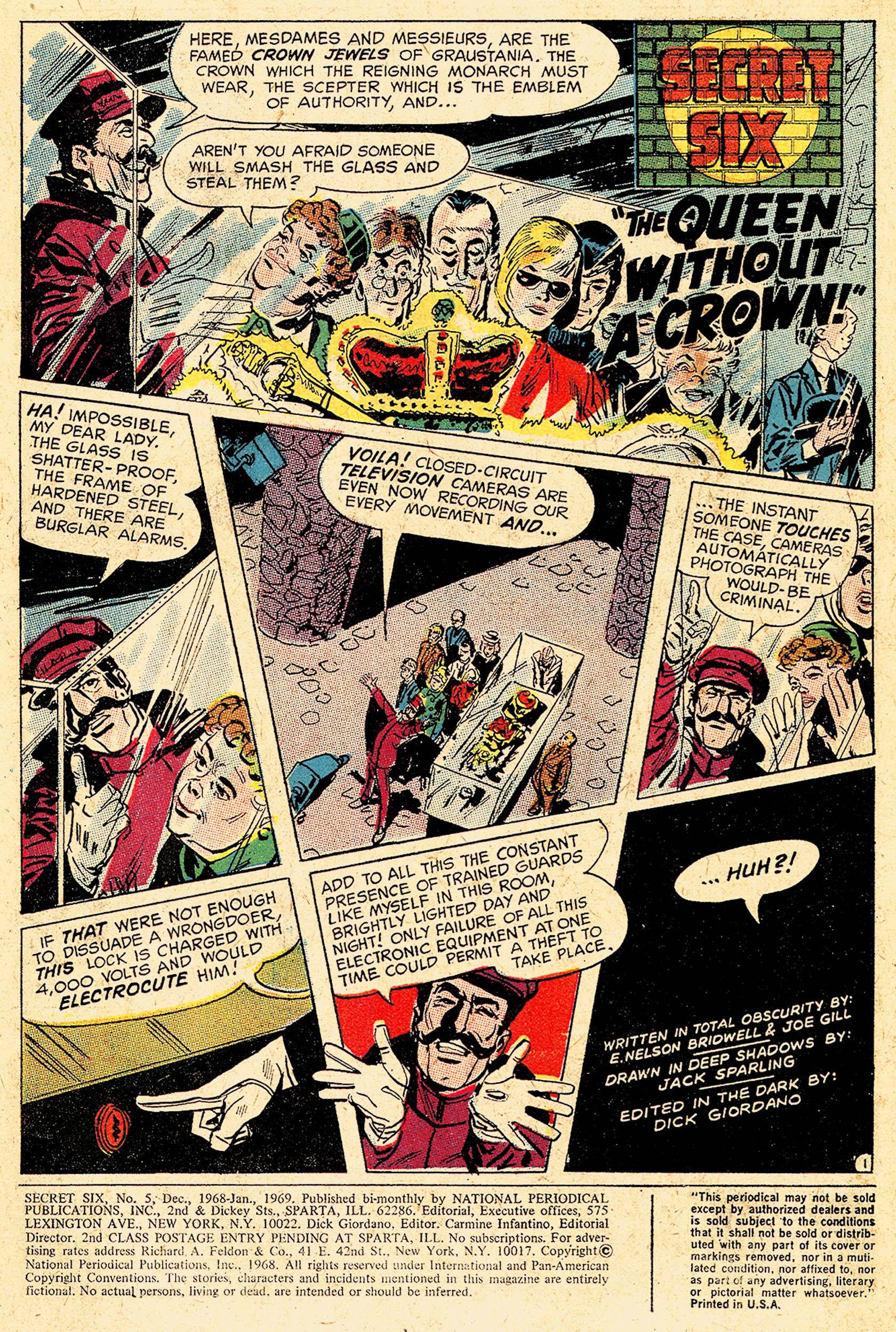 Read online Secret Six (1968) comic -  Issue #5 - 3