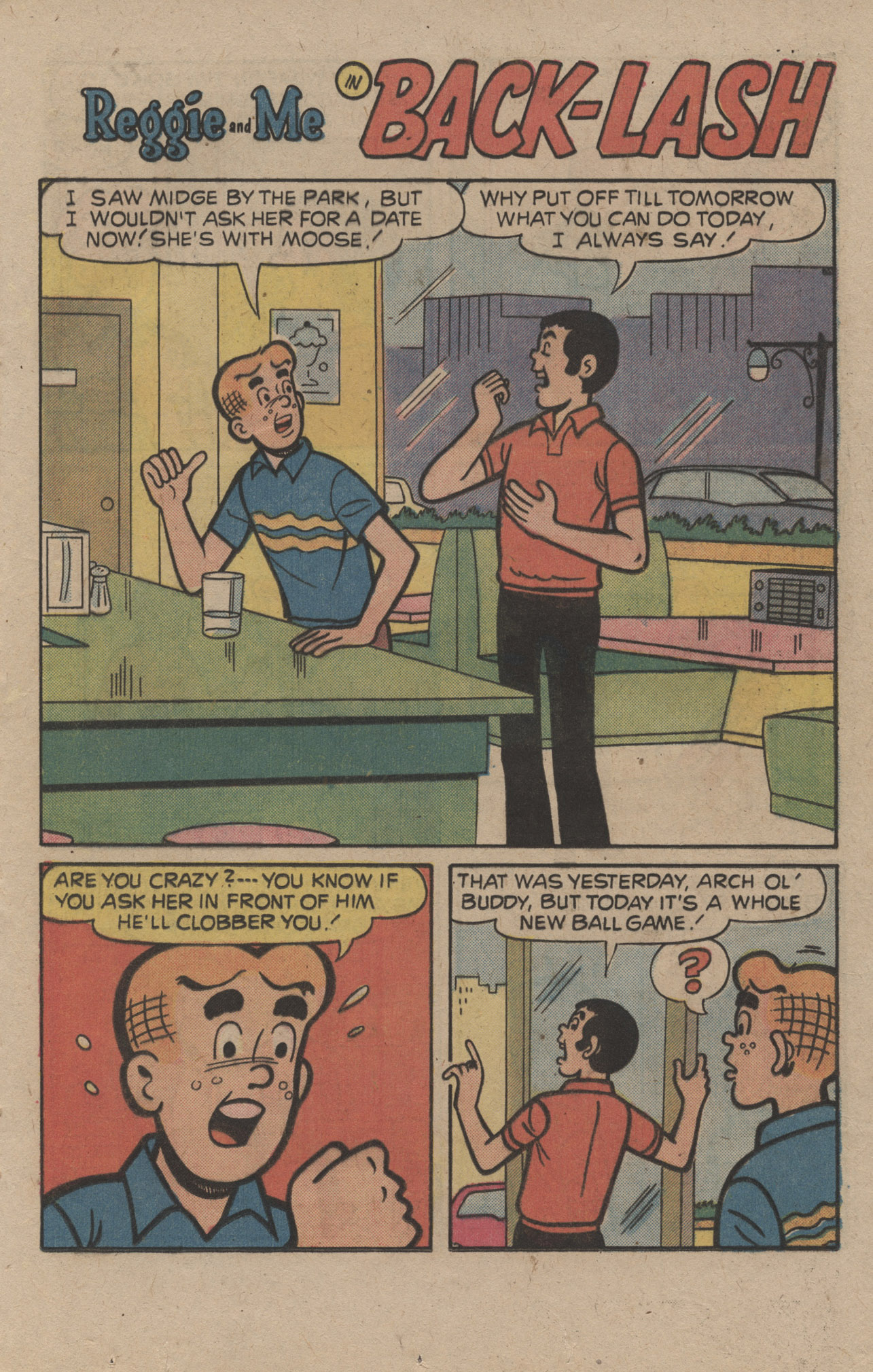 Read online Reggie and Me (1966) comic -  Issue #92 - 21