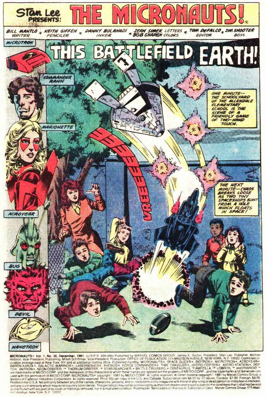 Read online Micronauts (1979) comic -  Issue #36 - 2