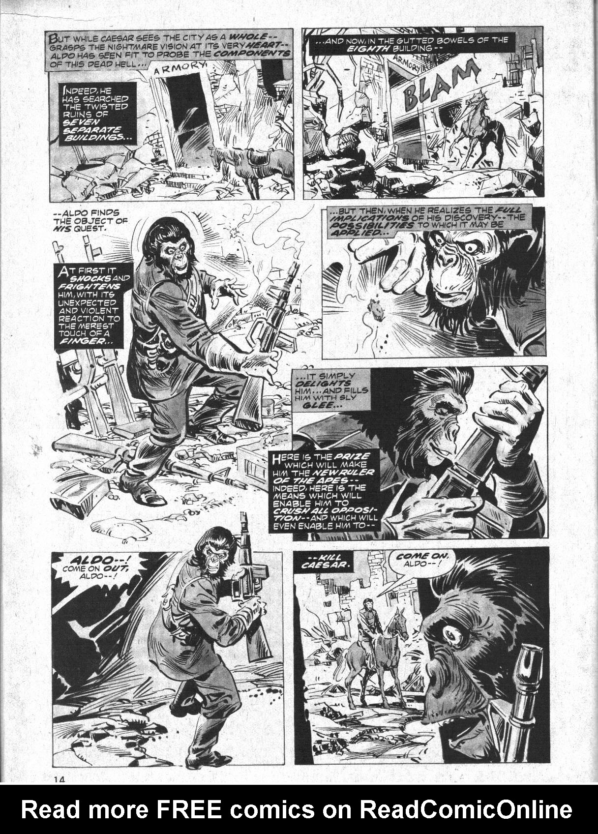 Read online Planet of the Apes comic -  Issue #22 - 14