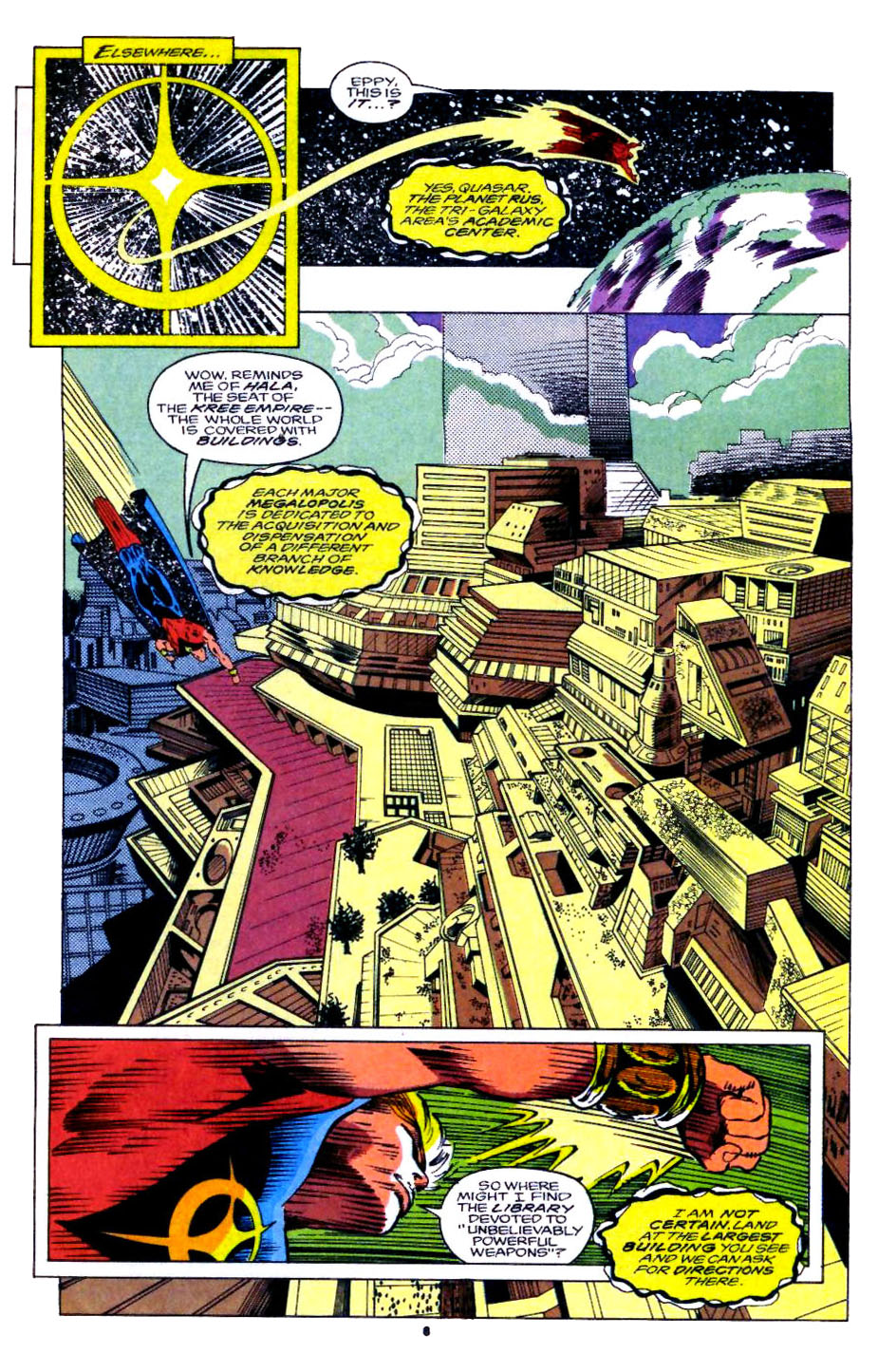 Read online Quasar comic -  Issue #39 - 7