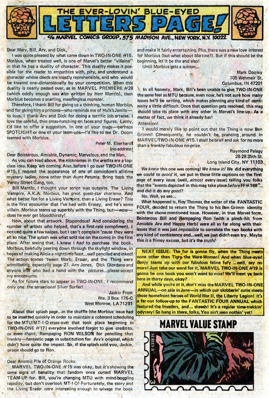Marvel Two-In-One (1974) issue 18 - Page 19