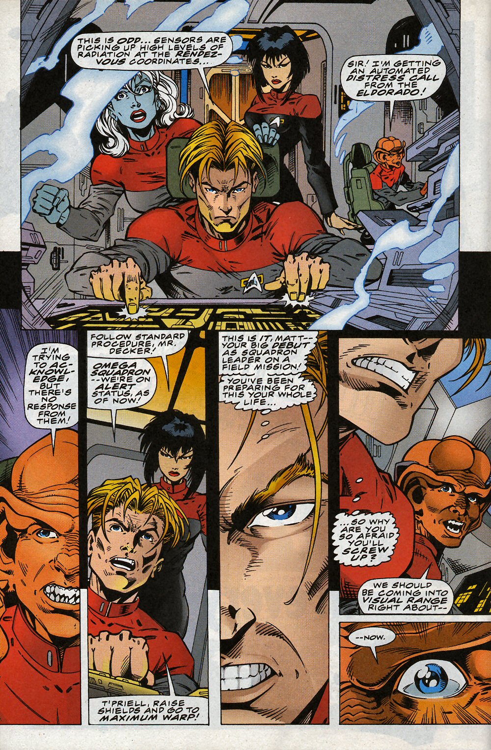 Read online Star Trek: Starfleet Academy (1996) comic -  Issue #8 - 9