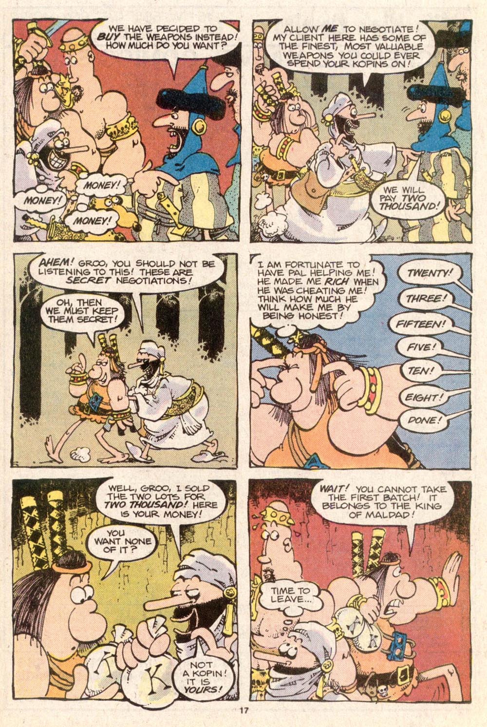 Read online Sergio Aragonés Groo the Wanderer comic -  Issue #31 - 16