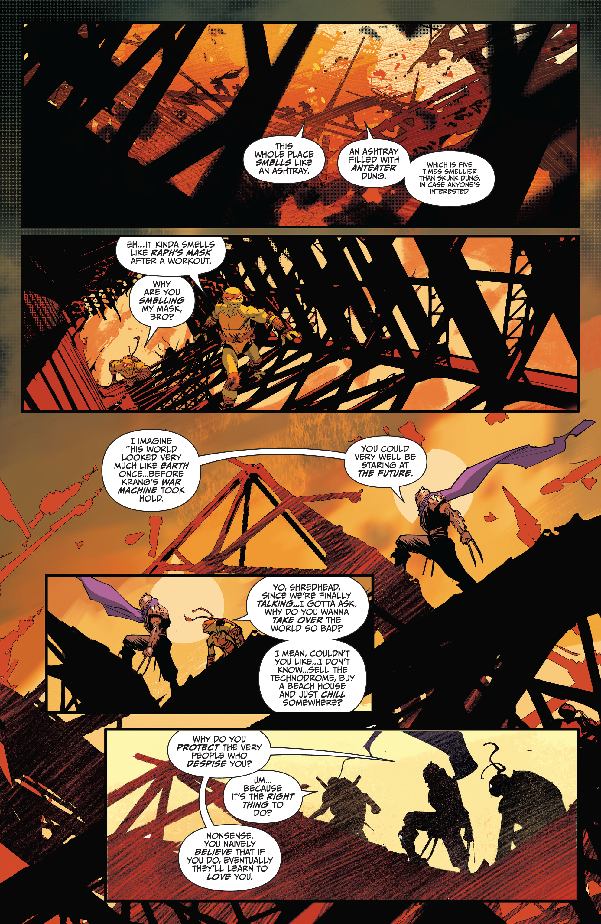 Read online Mighty Morphin Power Rangers/ Teenage Mutant Ninja Turtles II comic -  Issue #4 - 4