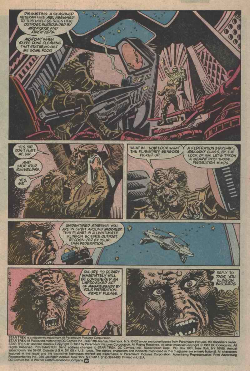 Read online Star Trek (1984) comic -  Issue #48 - 2