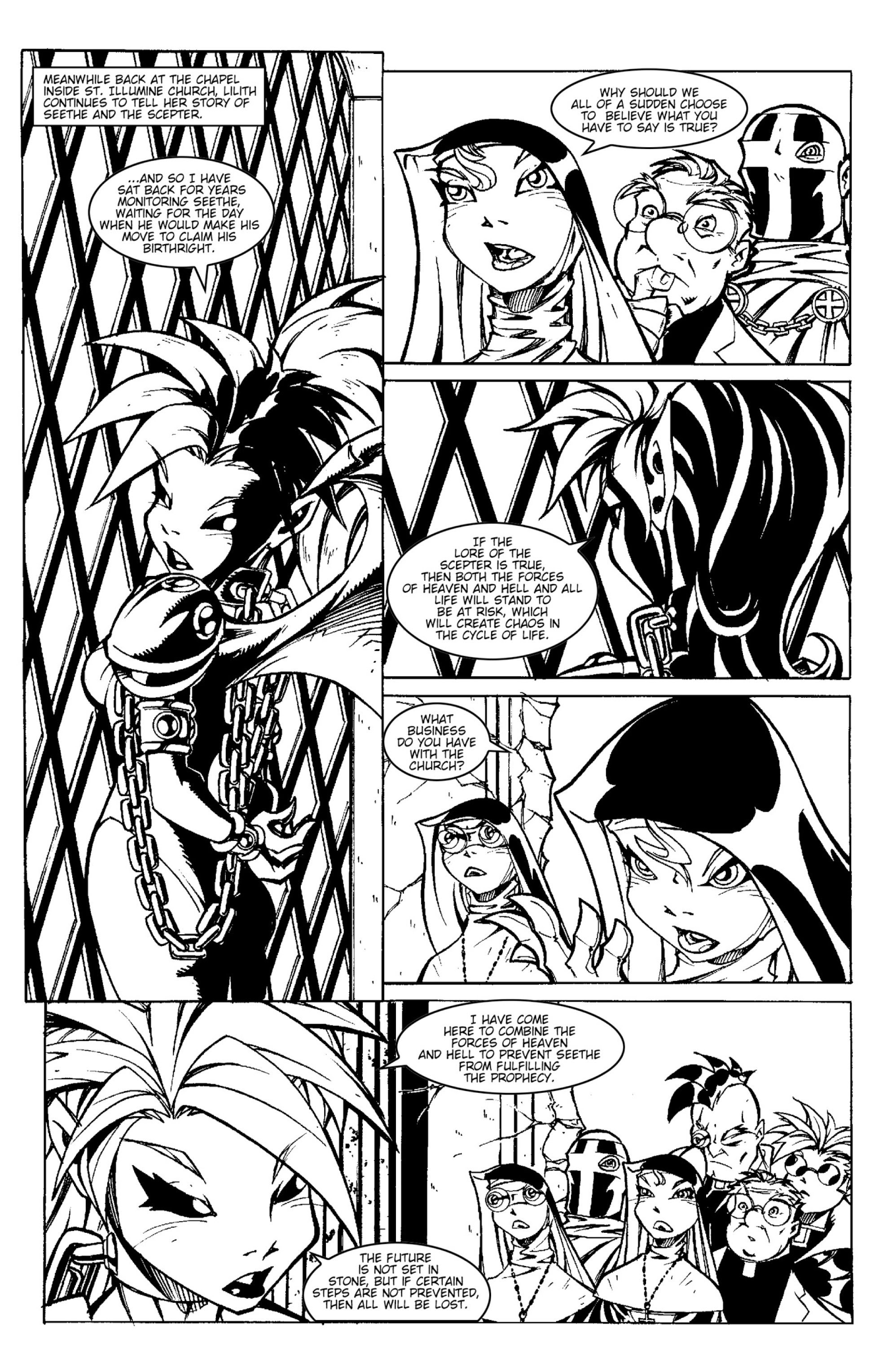 Read online Warrior Nun Areala: Armor of God comic -  Issue # TPB - 90