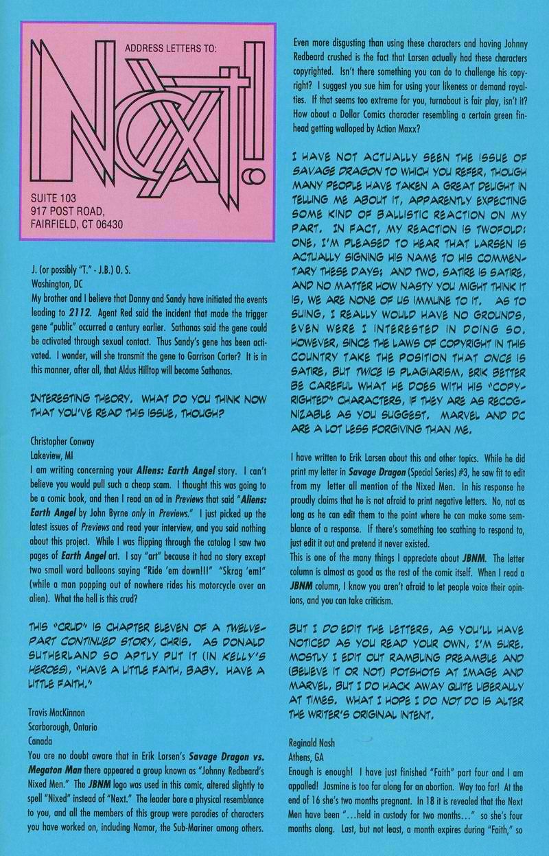 Read online John Byrne's Next Men (1992) comic -  Issue #27 - 27