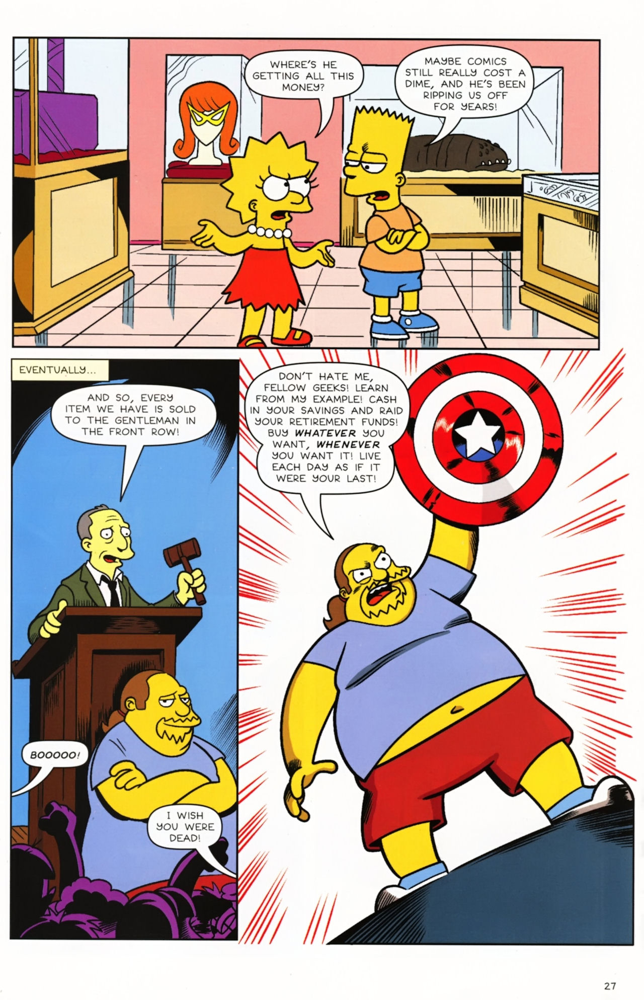 Read online Bongo Comics presents Comic Book Guy: The Comic Book comic -  Issue #1 - 33