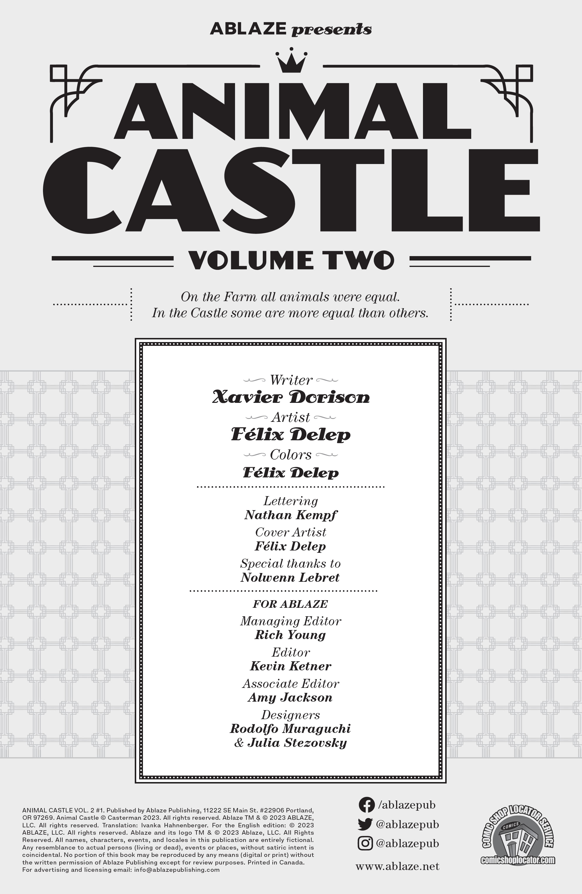 Read online Animal Castle Vol. 2 comic -  Issue #1 - 2