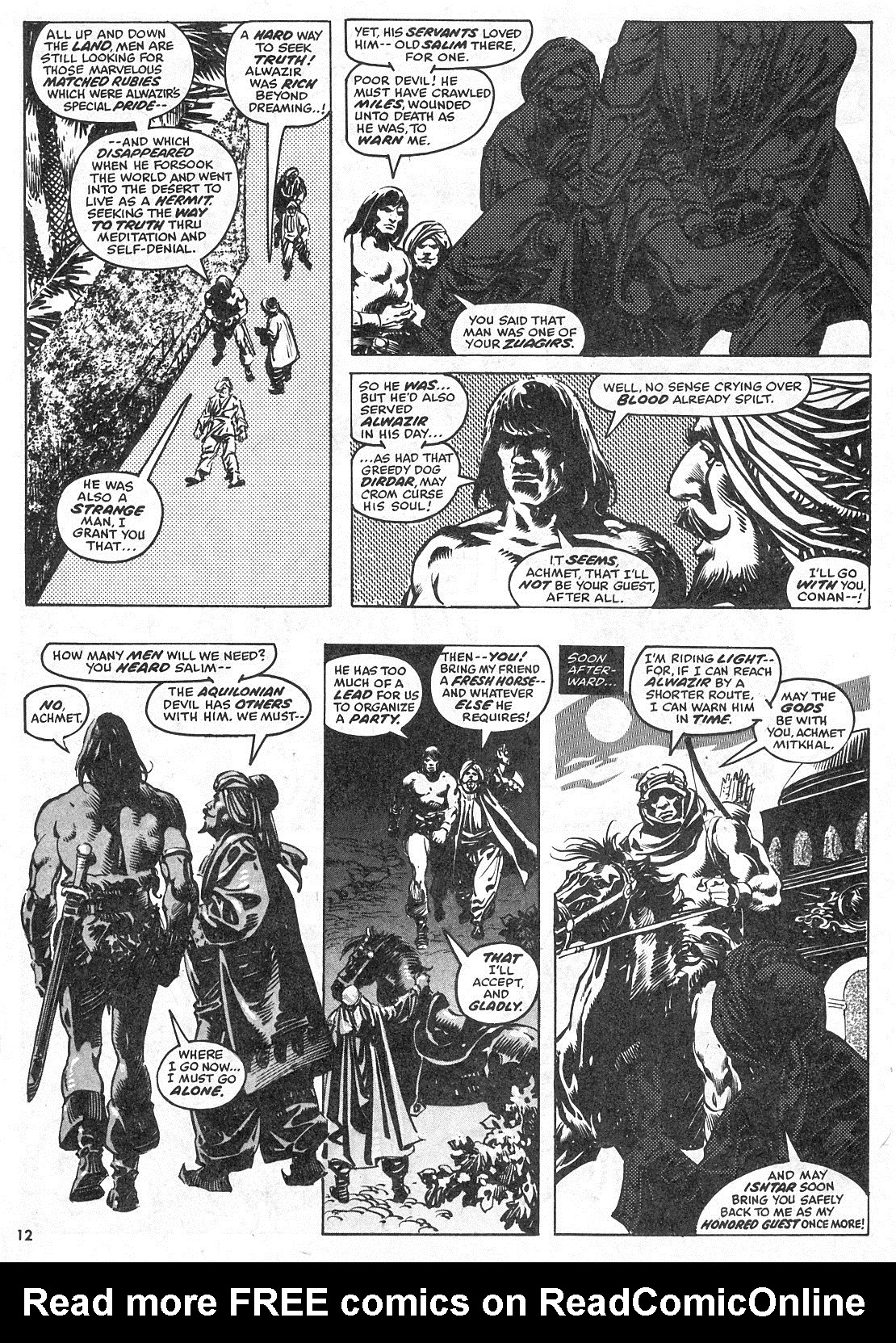 Read online The Savage Sword Of Conan comic -  Issue #28 - 12