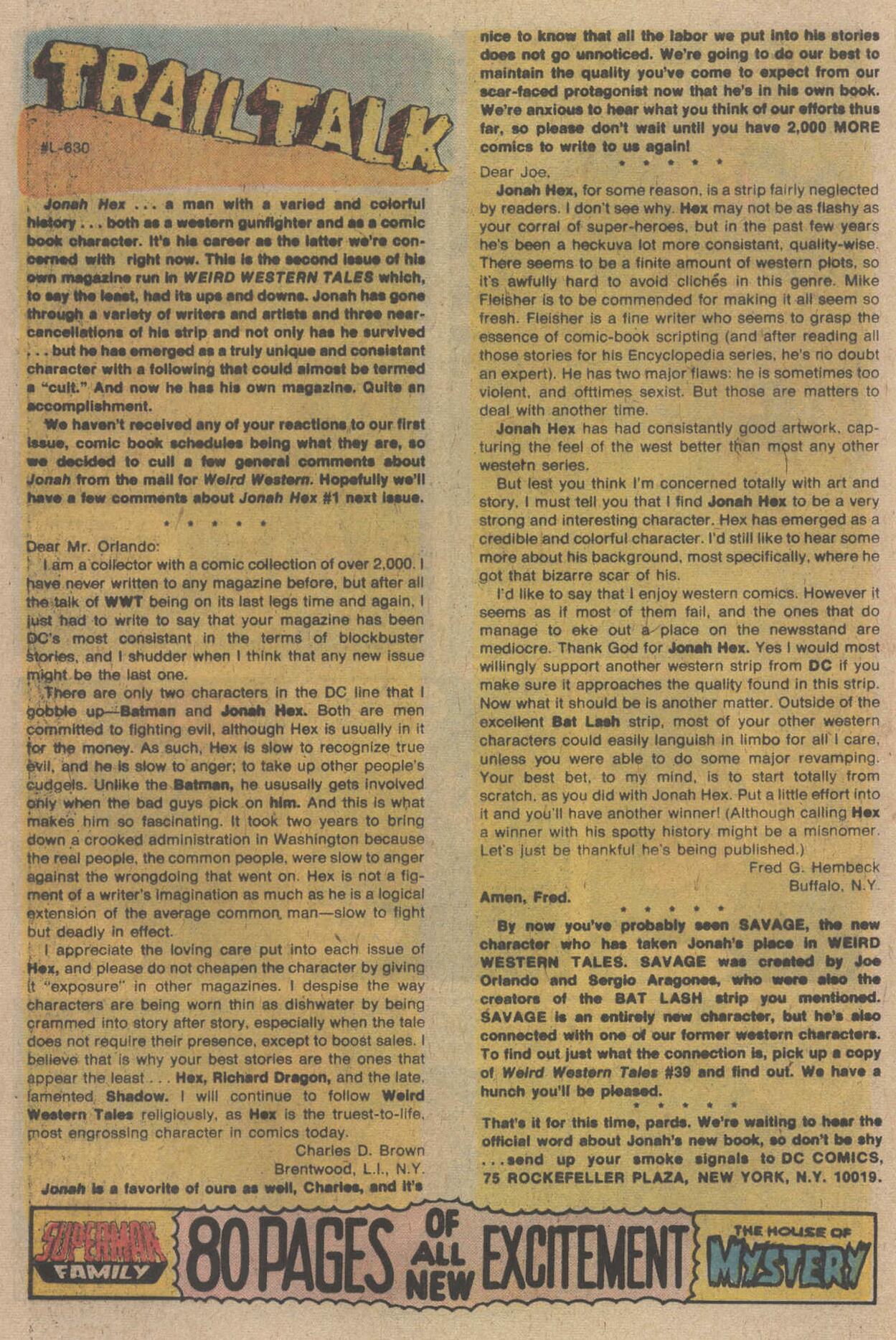 Read online Jonah Hex (1977) comic -  Issue #2 - 30