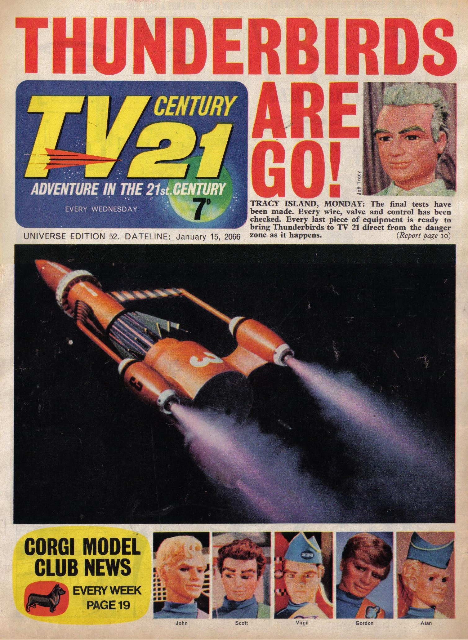 Read online TV Century 21 (TV 21) comic -  Issue #52 - 1