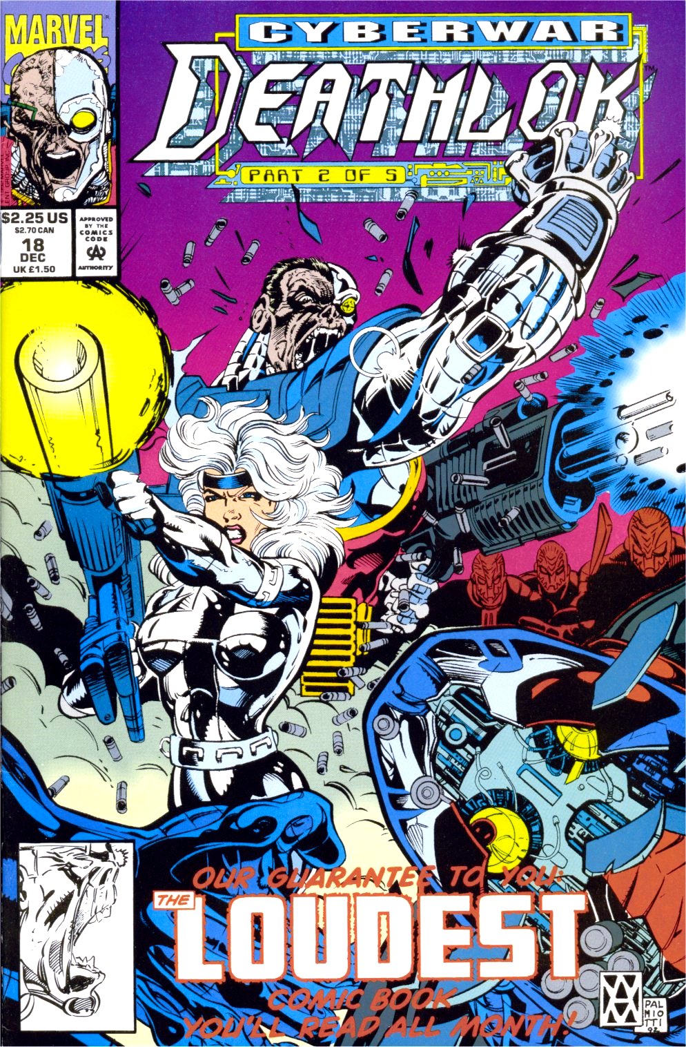 Read online Deathlok (1991) comic -  Issue #18 - 1
