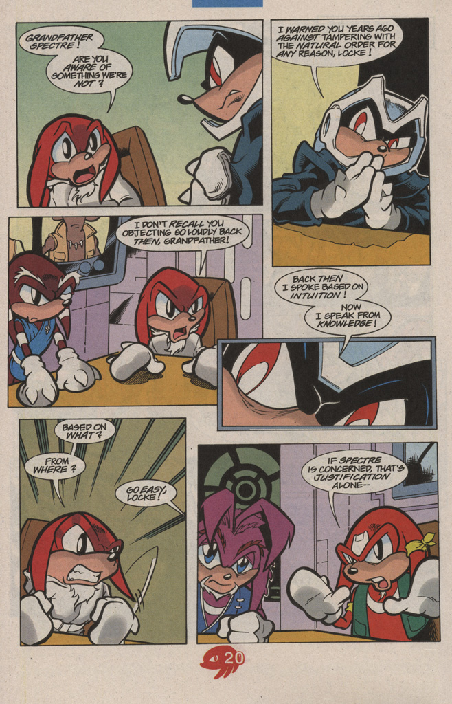 Read online Knuckles the Echidna comic -  Issue #16 - 28