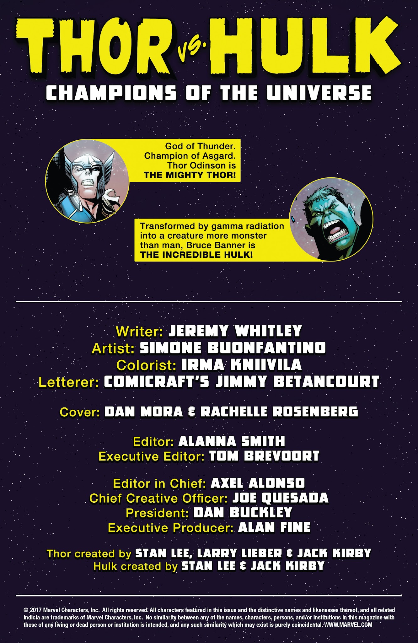 Read online Thor vs. Hulk: Champions of the Universe comic -  Issue #1 - 2