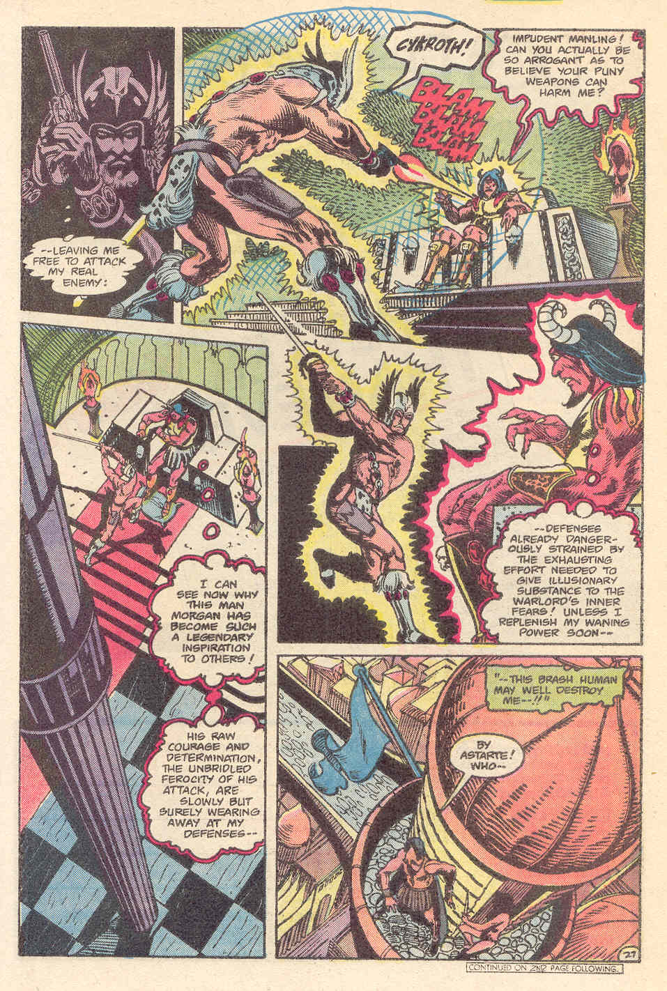Read online Warlord (1976) comic -  Issue #100 - 27
