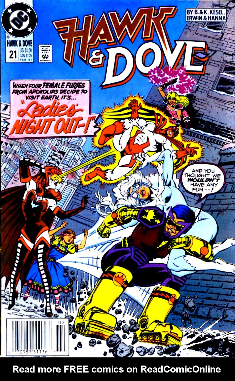 Hawk and Dove (1989) issue 21 - Page 1