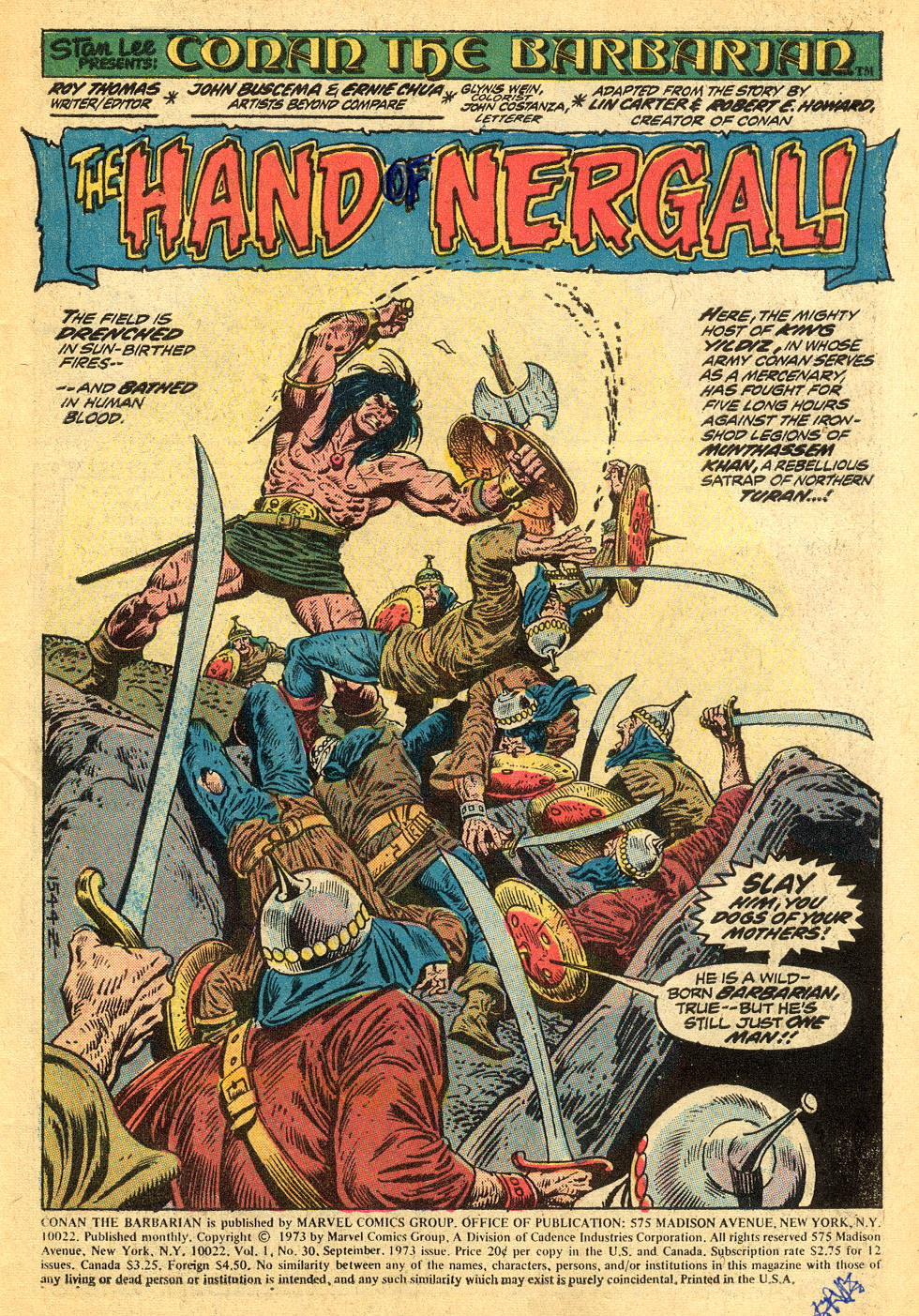 Conan the Barbarian (1970) Issue #30 #42 - English 2