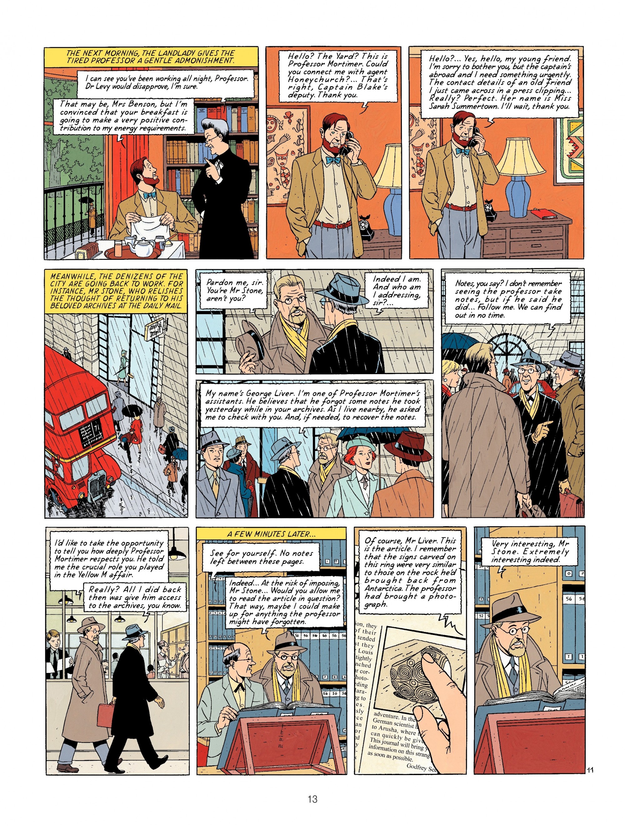 Read online Blake & Mortimer comic -  Issue #11 - 13